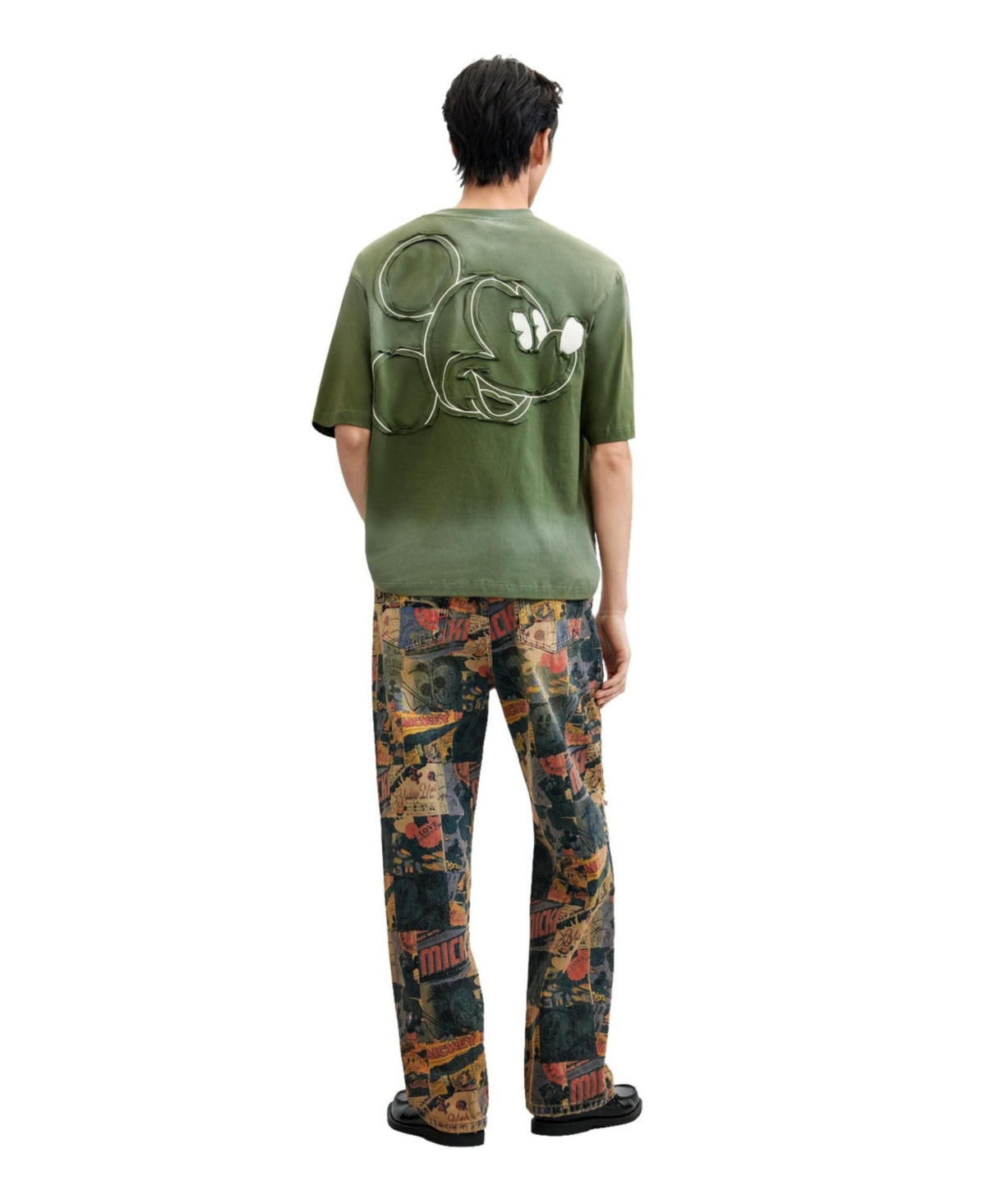Desigual Men's Mickey printed jeans