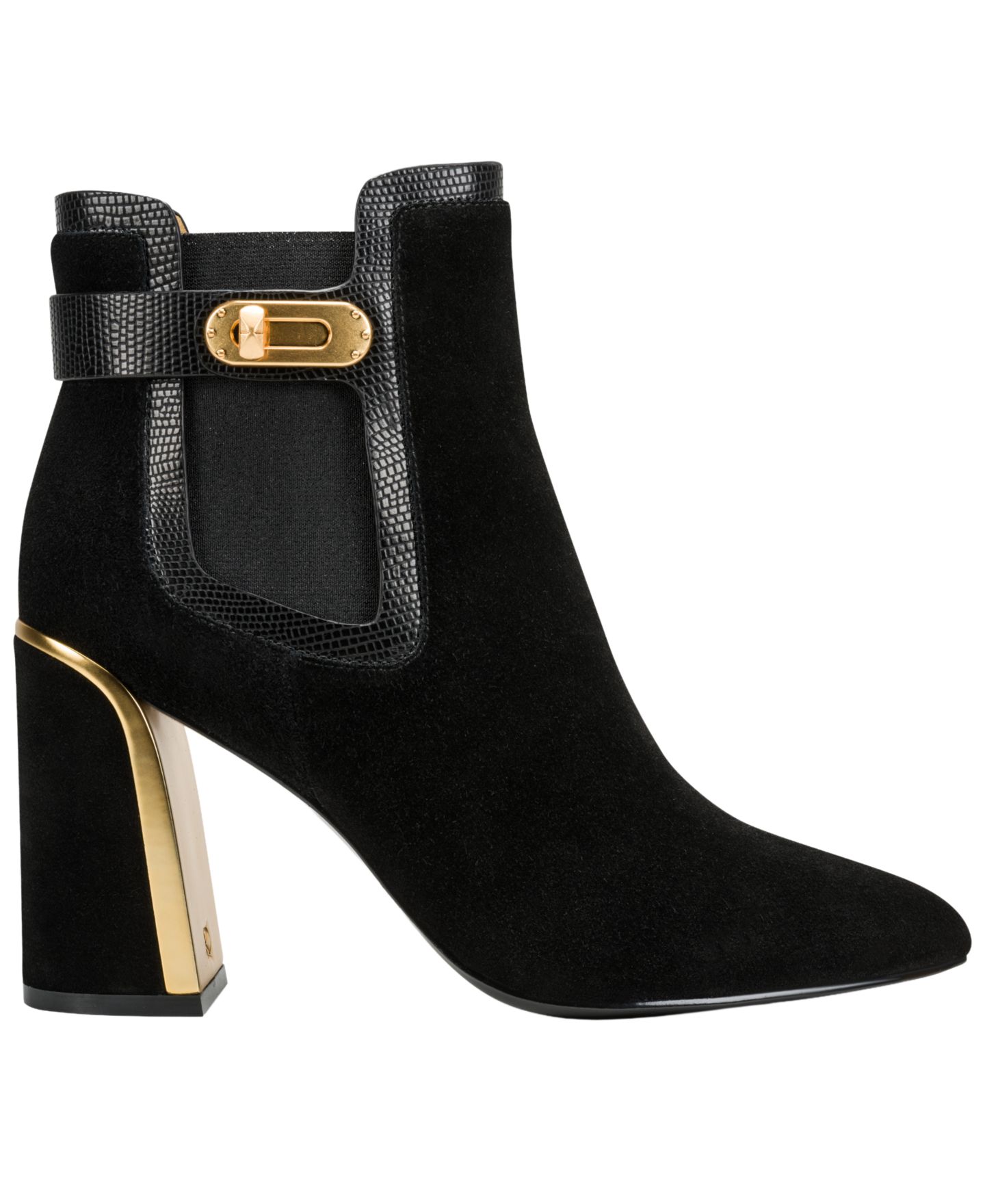 Женские ботинки Donna Karan New York Heeled Chelsea Booties, цвет: Чёрный — фото 2