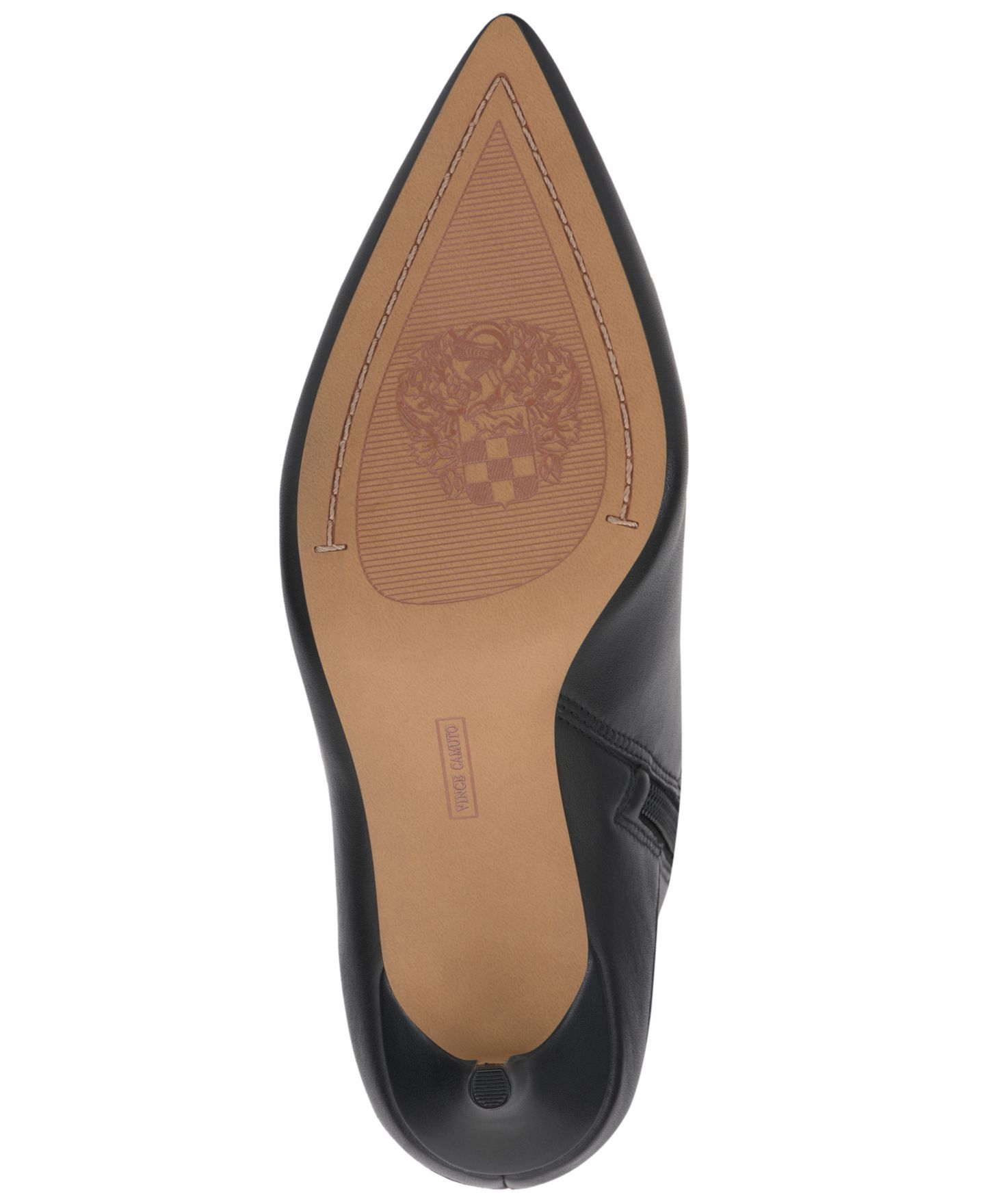 Женские ботинки Vince Camuto Meleis Regular, Wide Calf Over-The-Knee, цвет: Чёрный кожаный — фото 5
