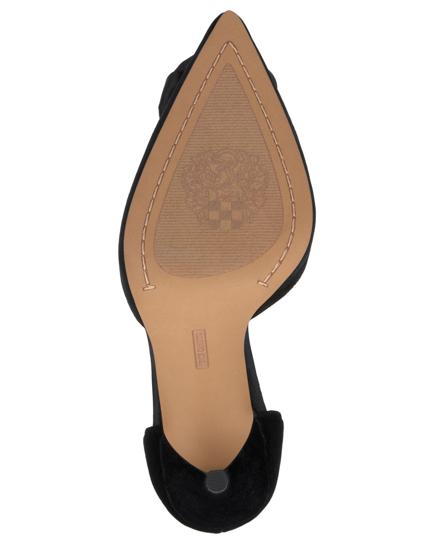 Женские сандалии Vince Camuto Mirezzo Two Piece Florette Dress Sandals, цвет: Чёрный бархатный — фото 5