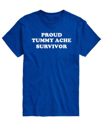 Men's Proud Tummy Ache Survivor Short-Sleeve Graphic T-Shirt