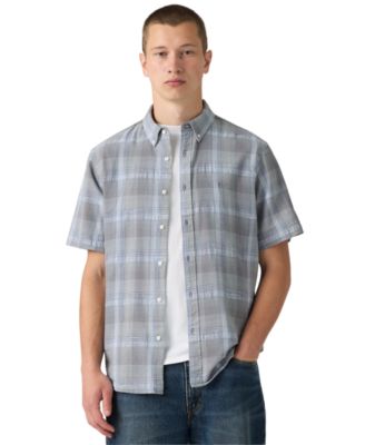 Men's Point Collar Woven Shirt