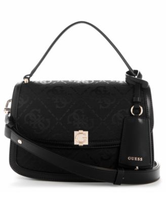 Audrey Logo Small Flap Crossbody Handbag