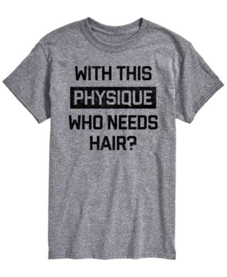 Men's Who Needs Hair Short-Sleeve Graphic T-Shirt