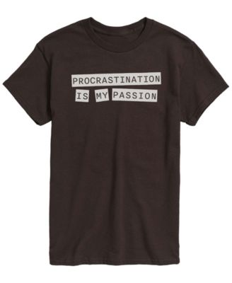 Men's Procrastination Is My Passion Short-Sleeve Graphic T-Shirt