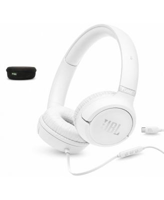 Tune 530C USB-C Wired On-Ear Headphones with Case