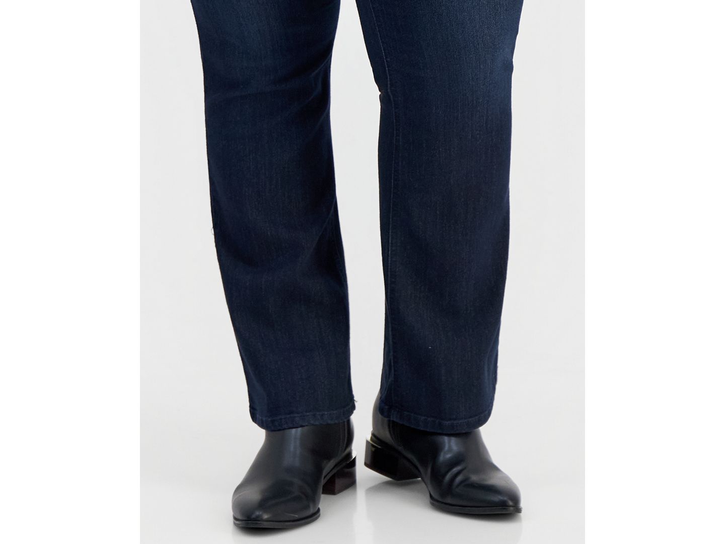 Женские джинсы Democracy Trendy Plus Size AbSolution Itty Bitty Bootcut, цвет: Индиго — фото 5