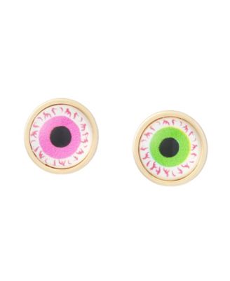 Multi-Colored Halloween Eye Ball Stud Earrings