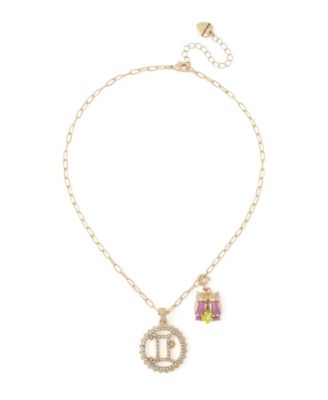 Faux-Stone Gemini Celestial Pendant Necklace Charm Zodiac Set