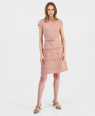 Women's Heritage Tweed Tiered Midi Dress