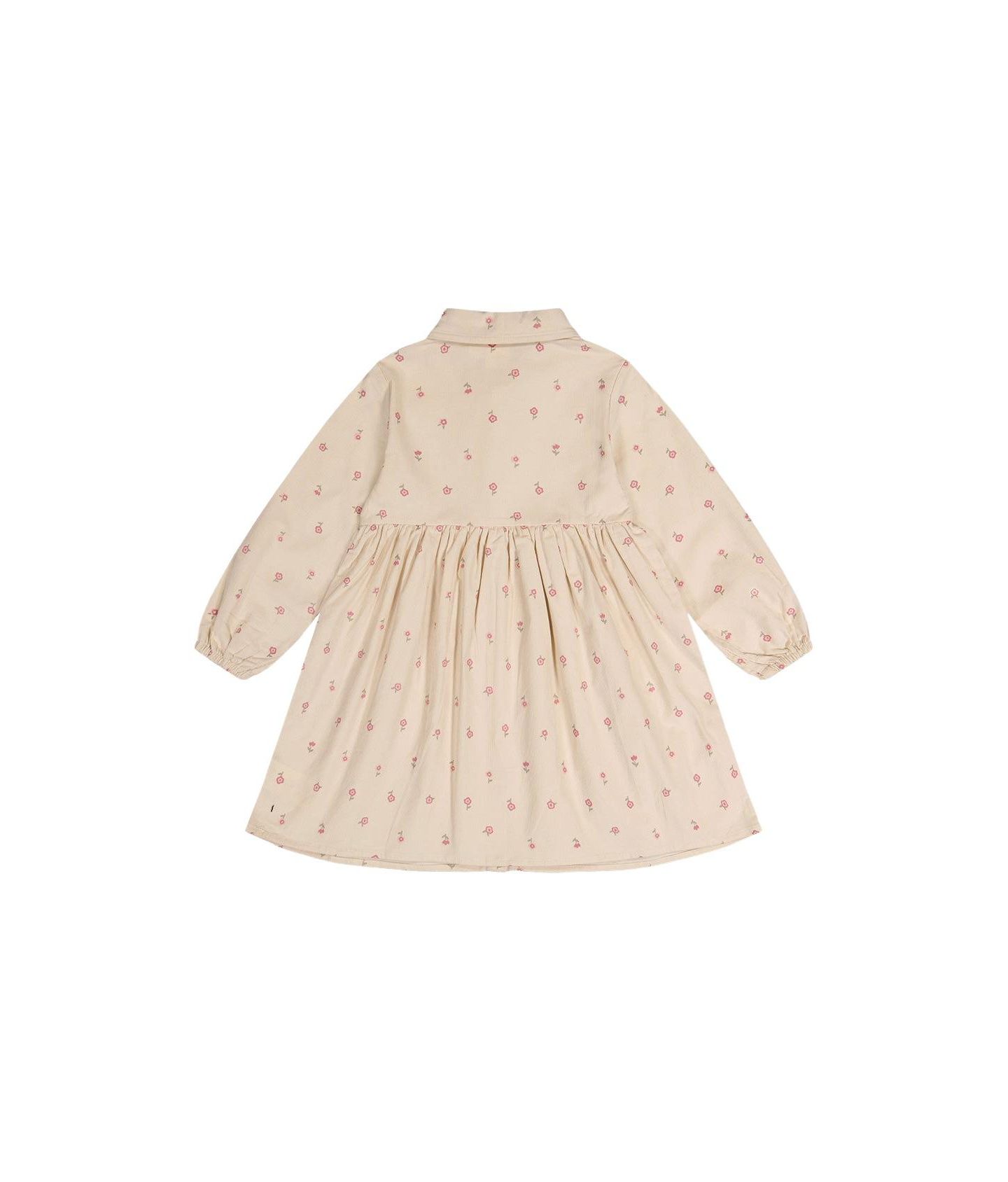 Платье Deux par Deux Corduroy Shirt Dress для девочек, цвет: Бежевый с принтом — фото 6
