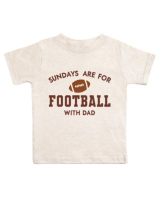 Little Boys Sundays Are For Football Short Sleeve T-Shirt
