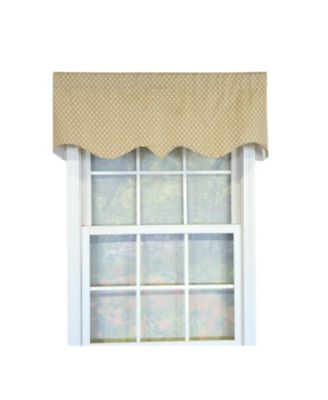 Dottie Cornice Window Valance 100% Cotton Lined Rod Pocket