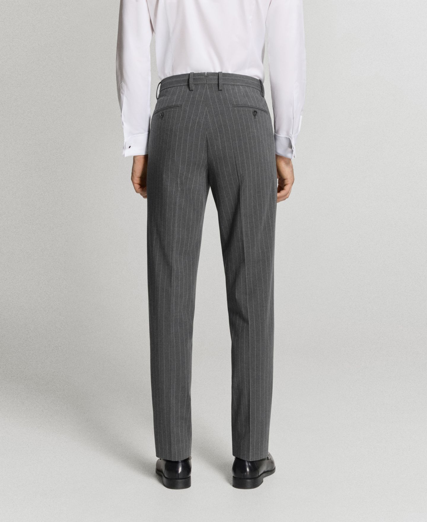 Мужские брюки MANGO Monaco Slim-Fit Suit, цвет: Серый — фото 2