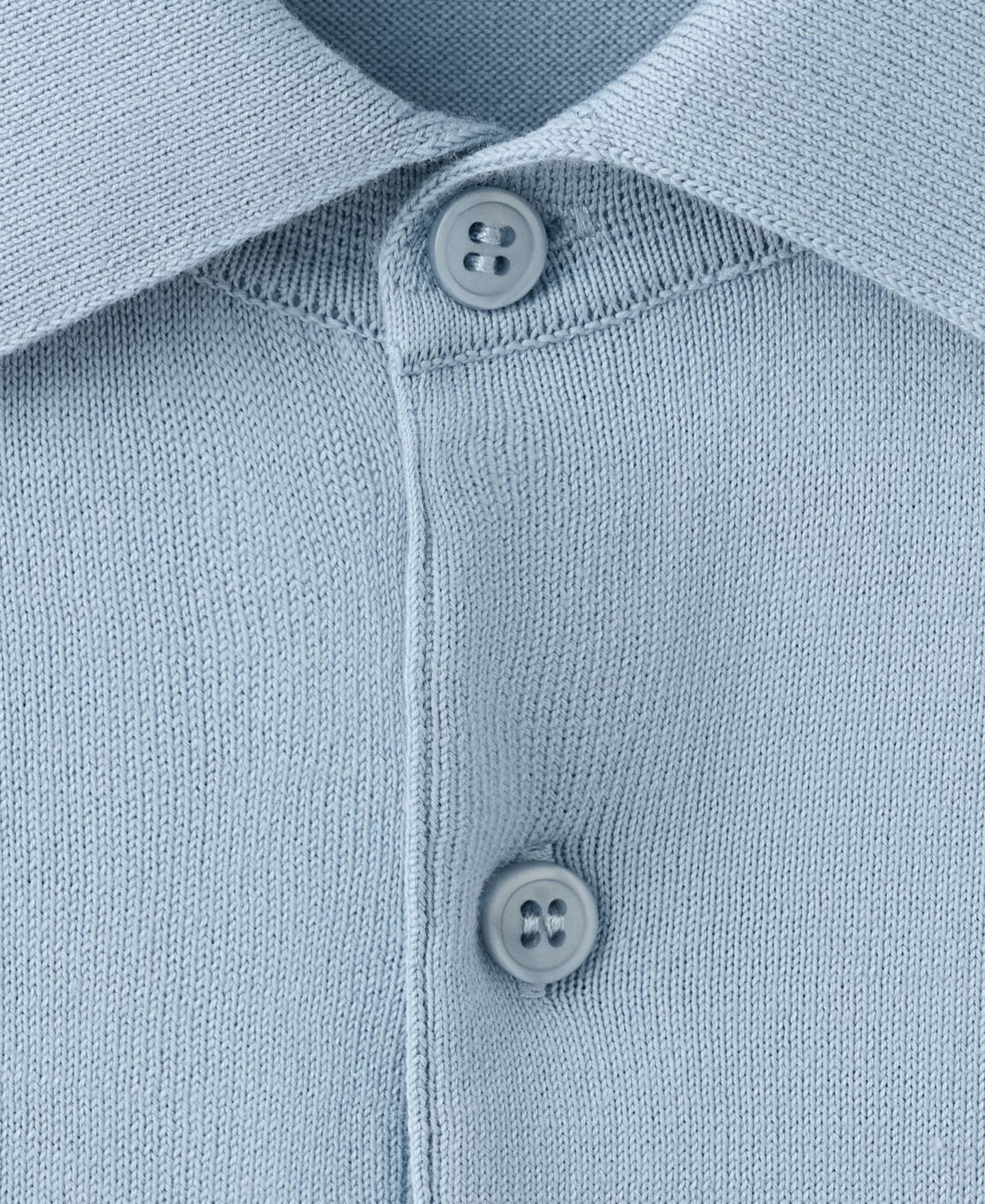 Мужское поло MANGO Cotton Fine-Knit Polo Shirt, цвет: Аквамариновый зелёный — фото 6