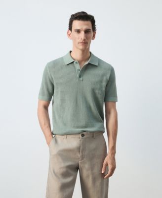 Men's Cotton Knitted Polo Shirt