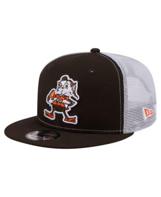 Men's Brown Cleveland Browns Core Team 9FIFTY Trucker Snapback Hat
