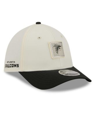 Men's Cream/Black Atlanta Falcons 2026 NFL Training Camp 39THIRTY Flex Hat