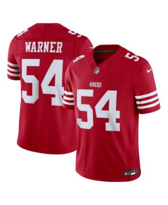 Men's Fred Warner Scarlet San Francisco 49ers Vapor F.U.S.E. Stitched Limited Jersey