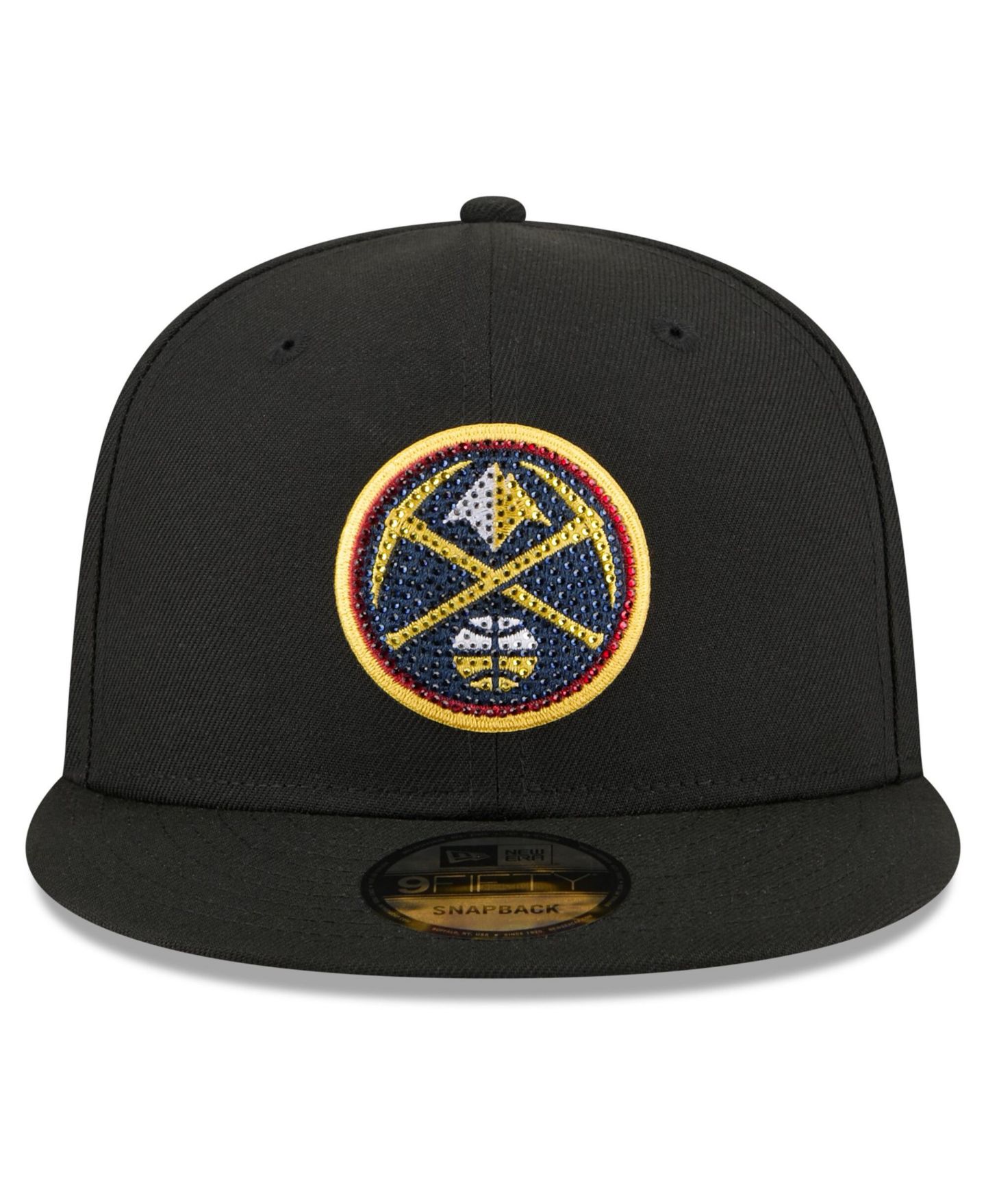 Мужские головные уборы New Era Black Portland Trail Blazers 2026 NBA Draft Crystal 9FIFTY Snapback Hat — фото 5