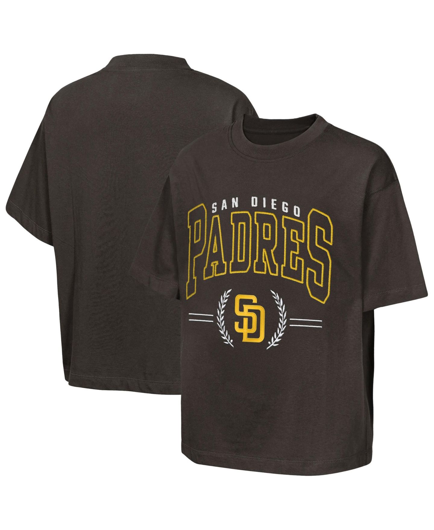Детская футболка Outerstuff Brown San Diego Padres Premium World Class — фото 1