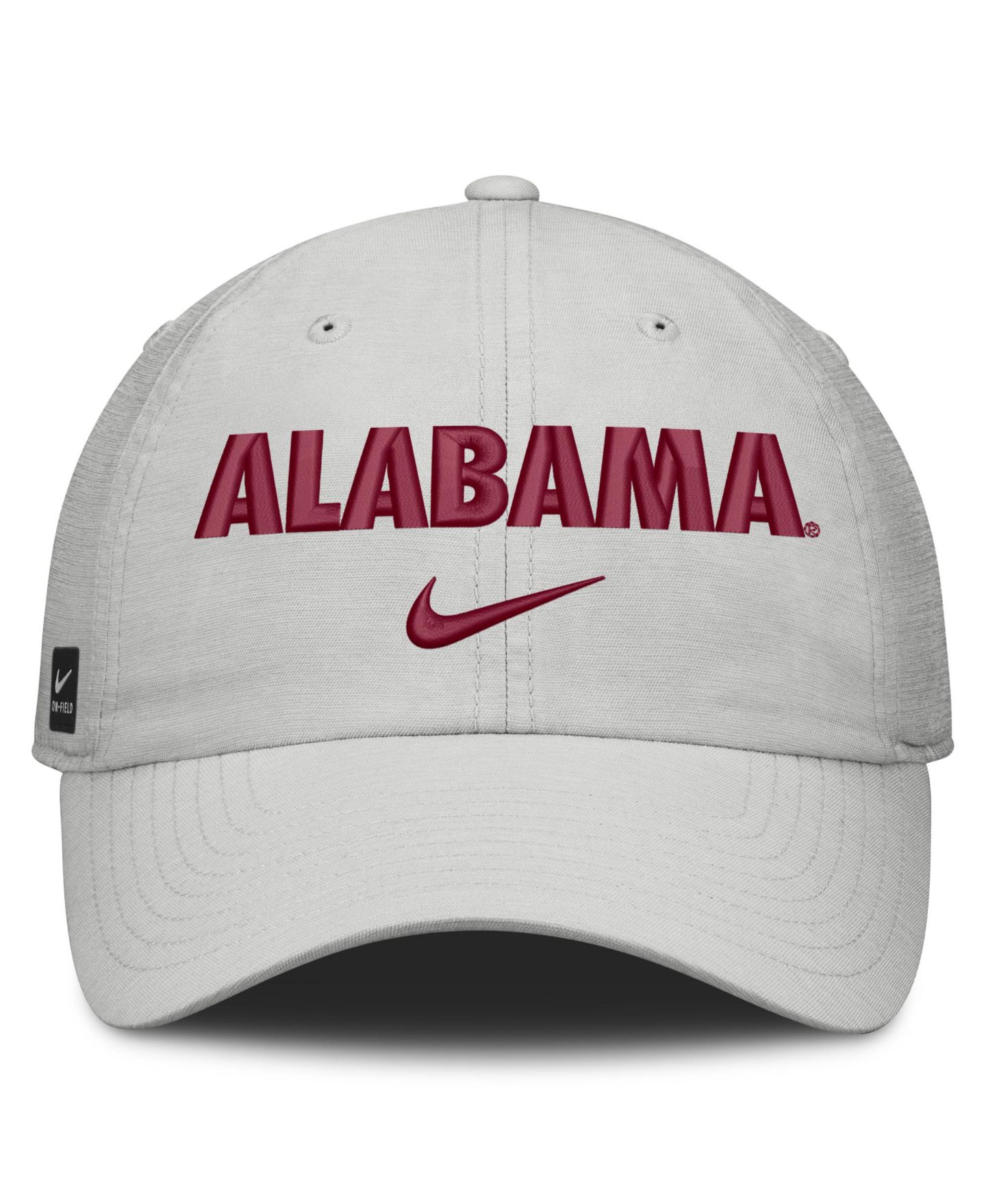 Головной убор Nike Gray Alabama Crimson Tide On-Field Gameday Adjustable Club Hat — фото 4