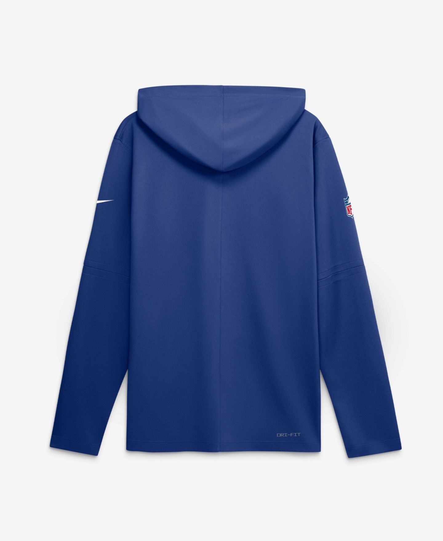 Мужская футболка Nike Royal New York Giants Sideline Lightweight Long Sleeve Hooded Dri-FIT — фото 2
