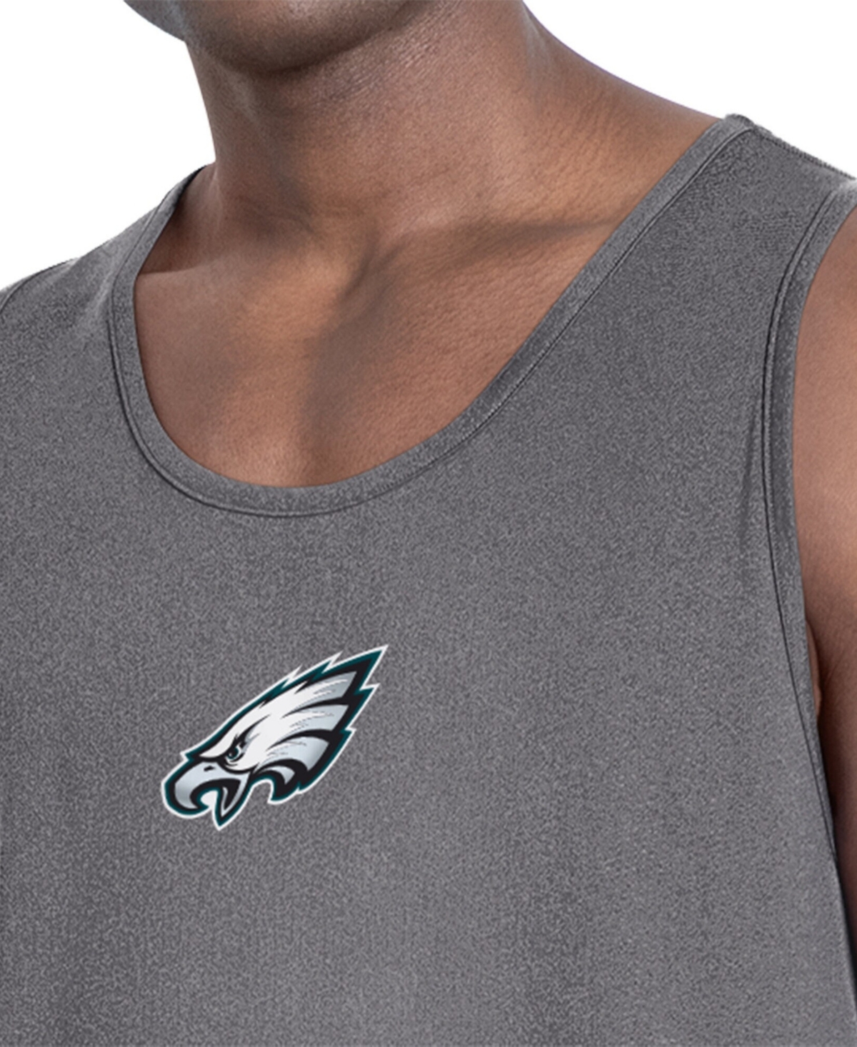 Msx by Michael Strahan Men's Charcoal Philadelphia Eagles Energy T-Shirt