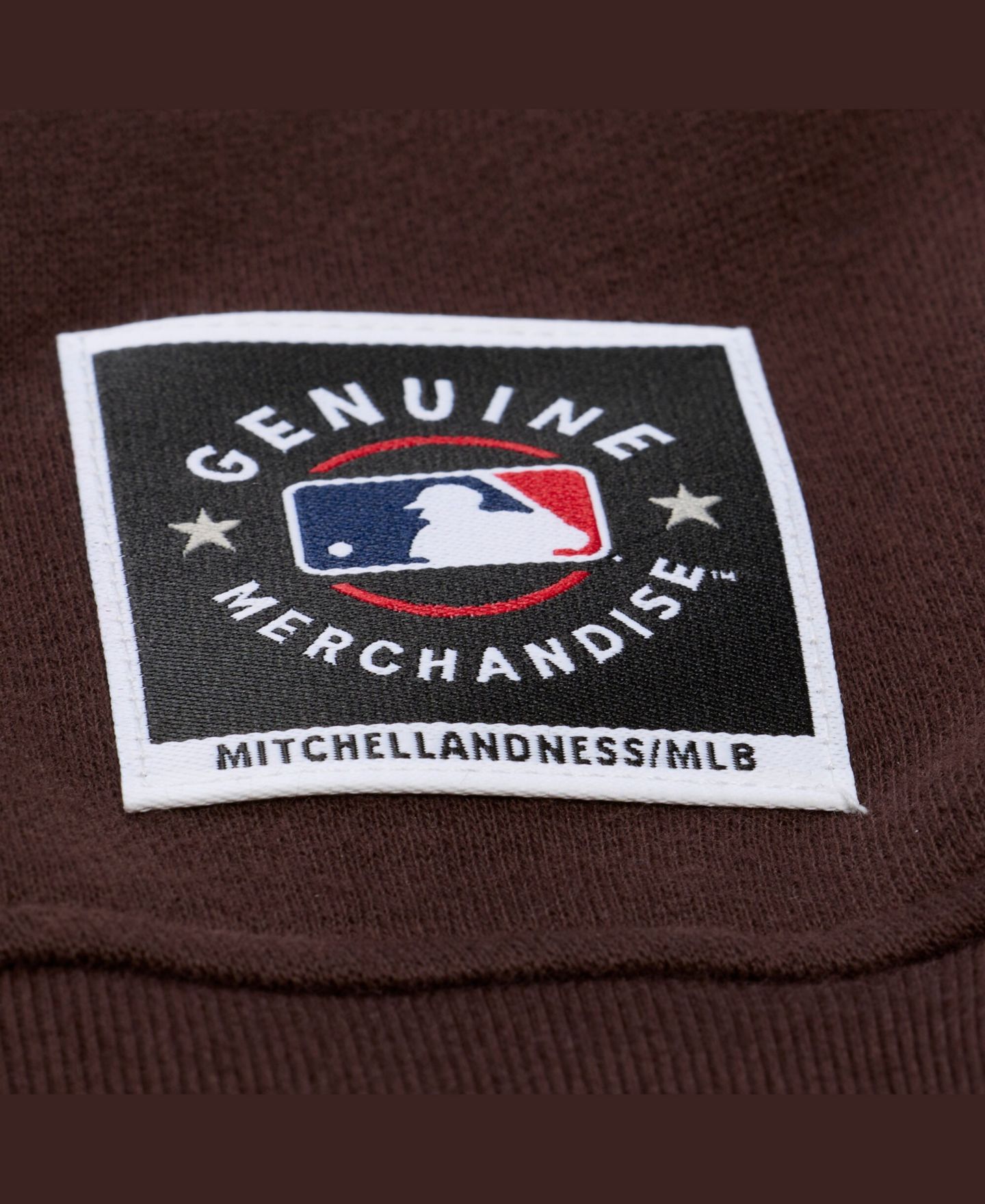 Женская толстовка Mitchell & Ness Brown San Diego Padres Script — фото 4