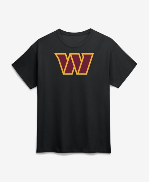 Мужская футболка Logo Athletic Black Washington Commanders Primary Logo