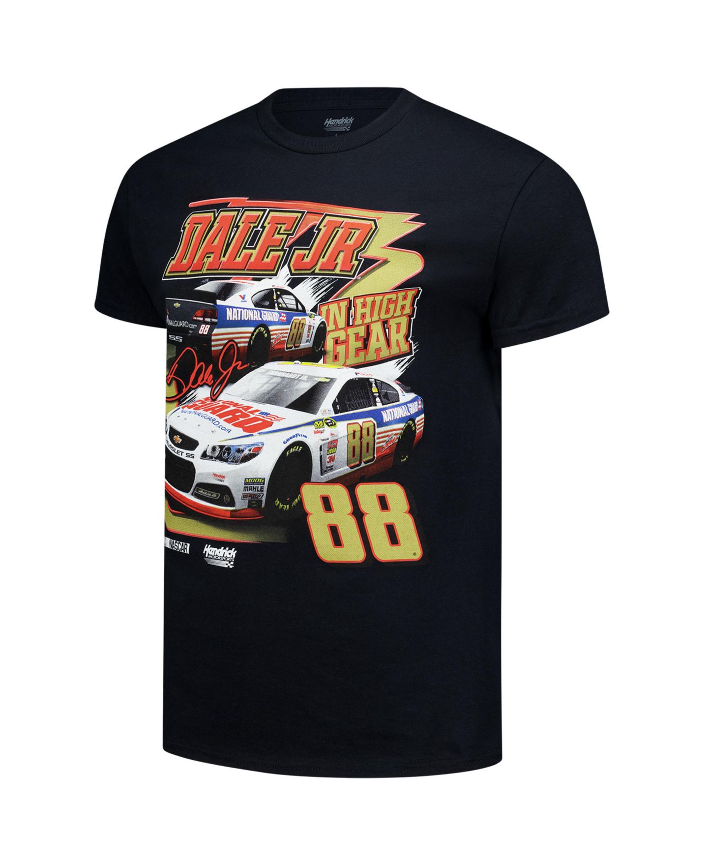 Мужская футболка Checkered Flag Sports Black Dale Earnhardt Jr. 1-Spot Pit Road Graphic Car — фото 3