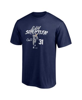 Men's and Women's Cam Schlittler Navy Ace Pose T-Shirt