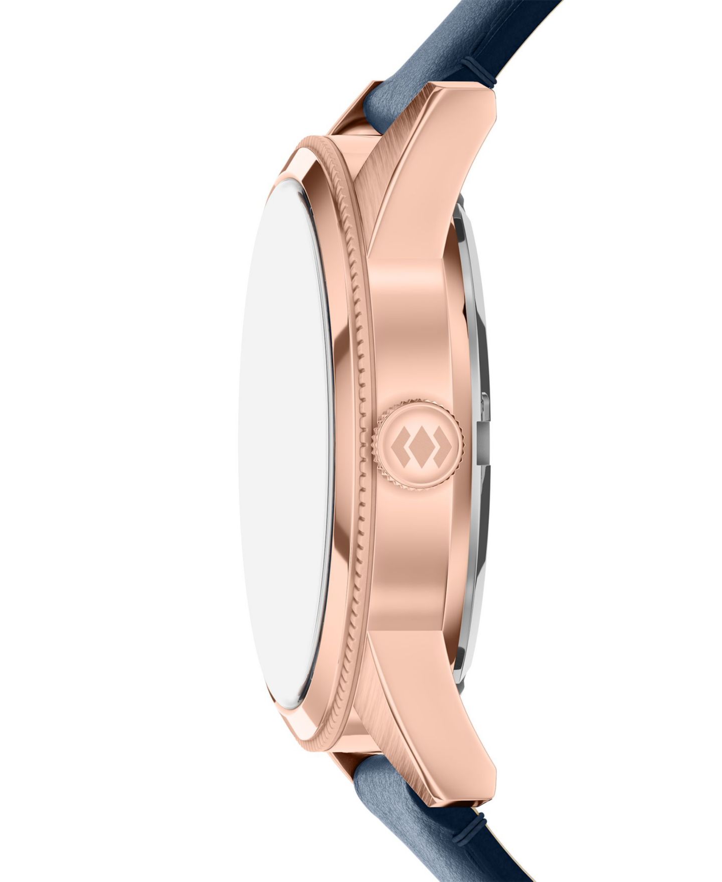 Мужские часы Fossil Pearson Multi-function Navy Leather Watch 42mm — фото 3