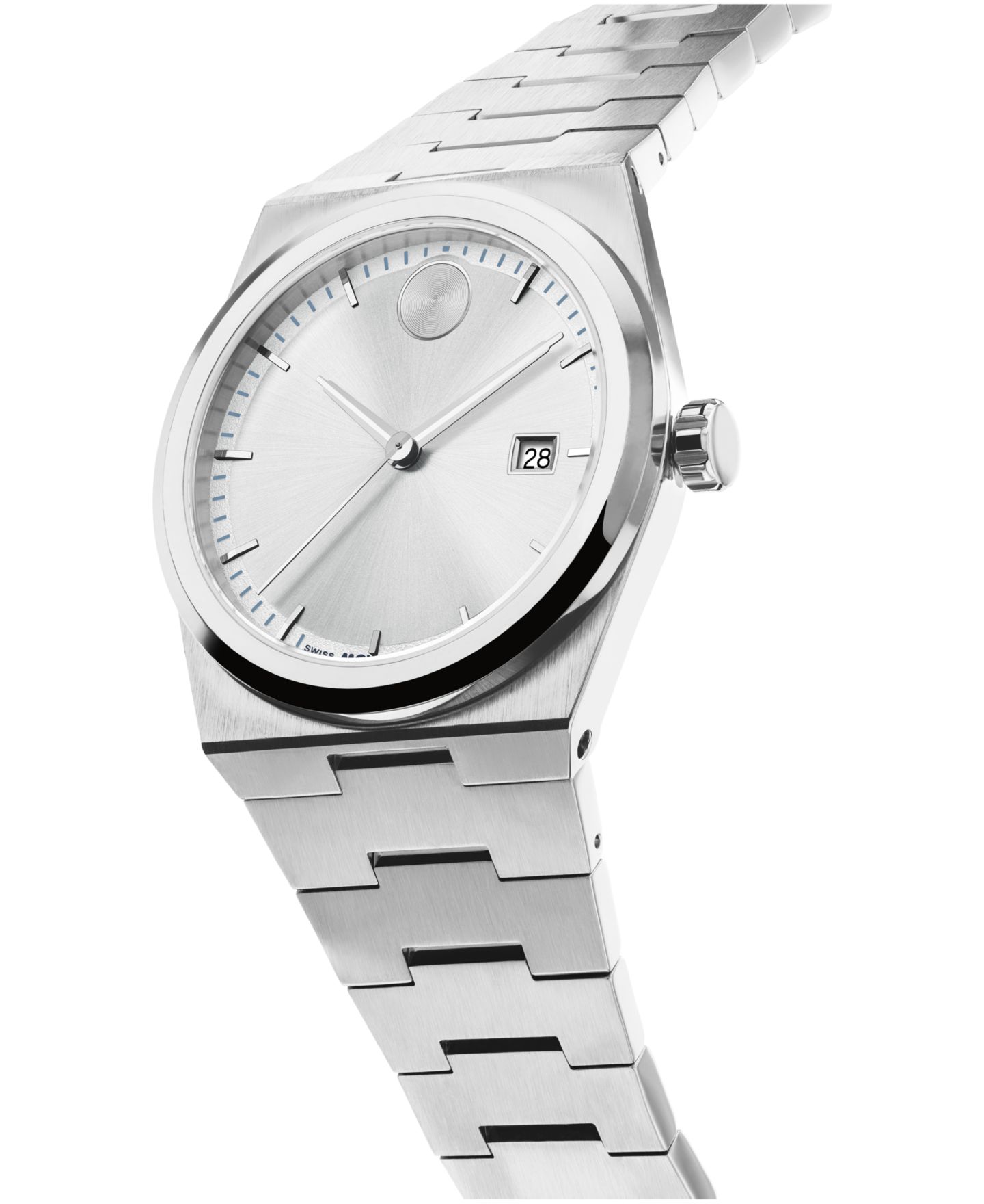 Мужские часы Movado Bold Quest Swiss Quartz Stainless Steel Watch 34mm — фото 2
