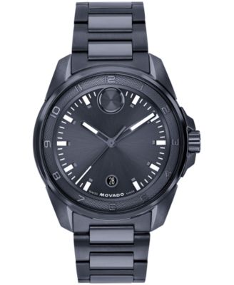 Men's Bold Verso S Swiss Quartz Stainless Steel Ionic Plated Blue Steel Watch 34mm