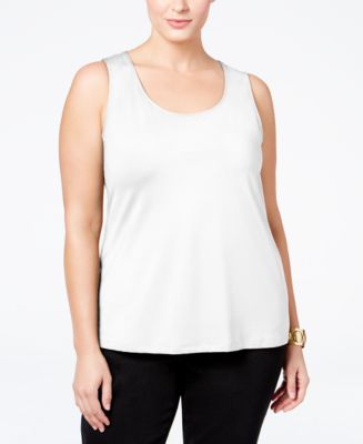 Charter Club Plus Size Tank Top, Created for Macy's - Macy's