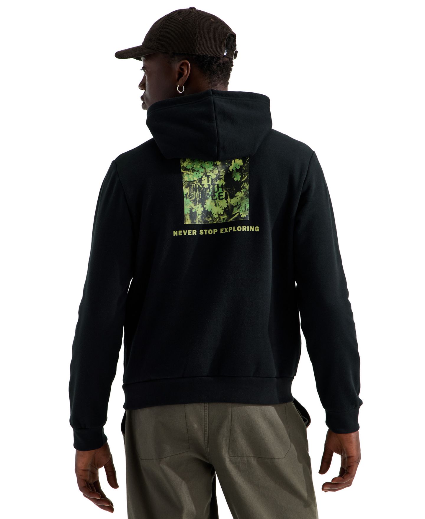 Мужское худи The North Face Evolution Yosemite Oak Print, цвет: Чёрный — фото 1