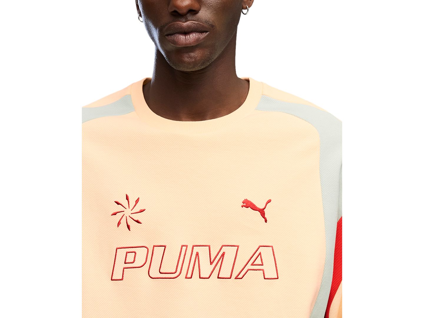 Мужской свитшот Puma Archive Terrace Culture Crewneck, цвет: Buttercream — фото 3