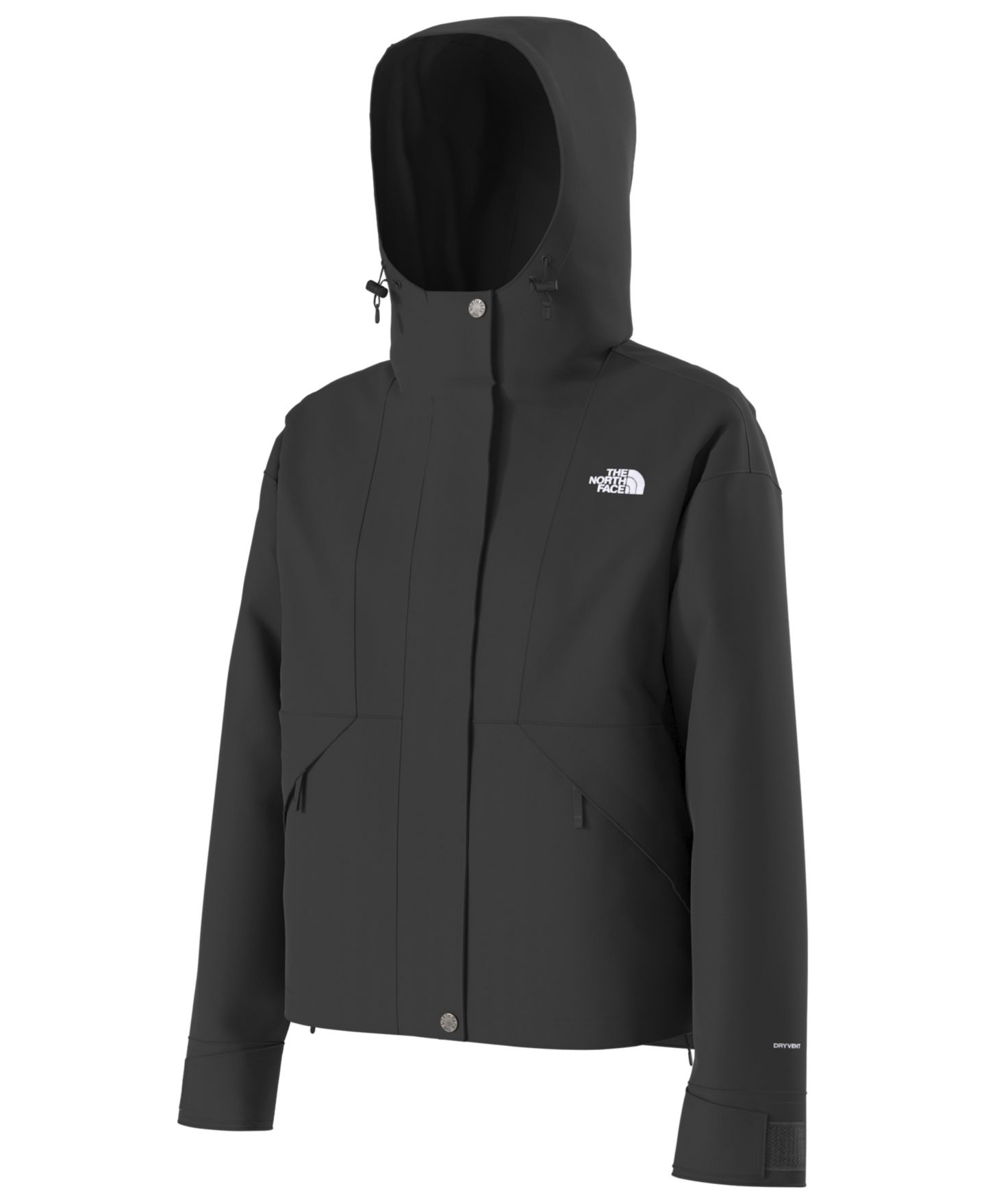 Женская куртка The North Face Reign On 2 Waterproof Rain Jacket, цвет: Чёрный / Сливовый — фото 2