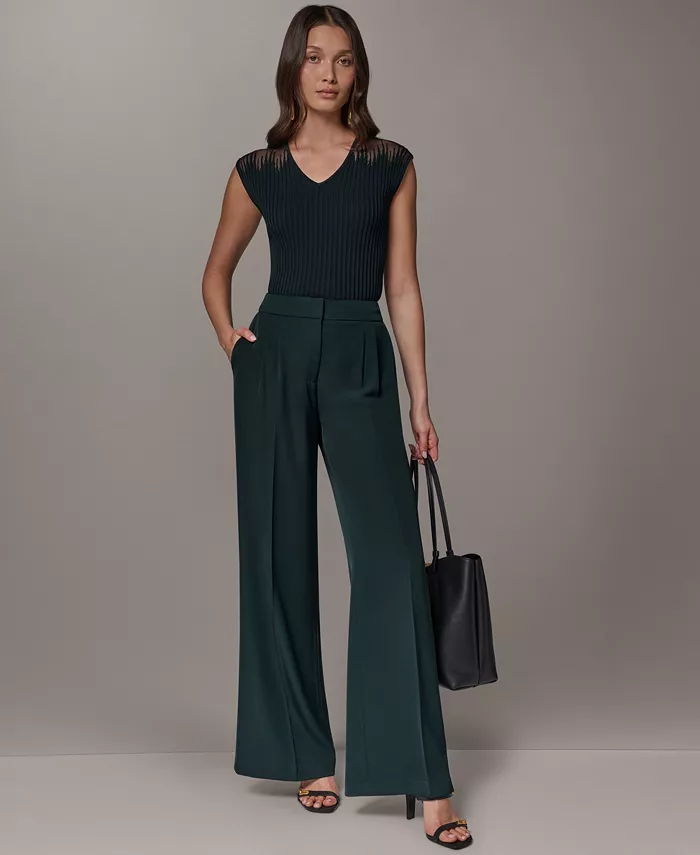 Women's Mid-Rise Wide-Leg Pants - thumbnail 7