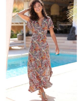 macy dresses summer Dress: Navy Floral XXS / Navy Floral Women's Midi Summer Dresses |