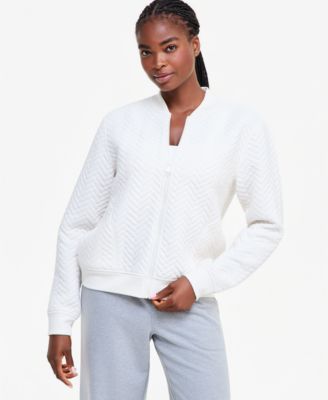 Women's Quilted Bomber Jacket