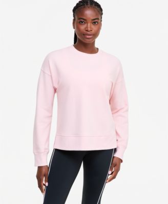 Women's Crewneck Vented-Hem Sweatshirt