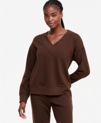 Women's Fleece V-Neck Sweatshirt
