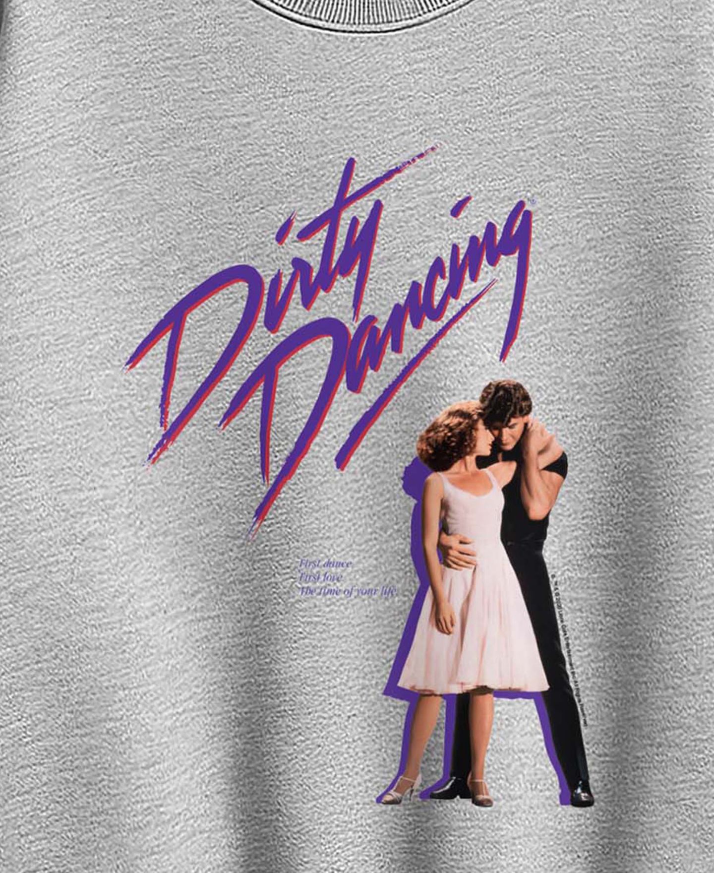 Женская толстовка Hybrid Apparel Plus Size Dirty Dancing Logo, цвет: Меланжевый — фото 3