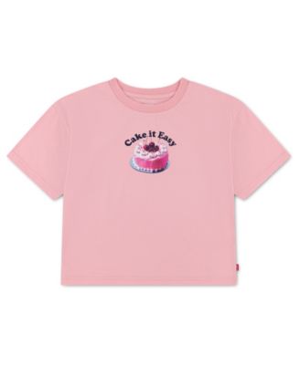 Girls' 7-16 Cake Boxy Crewneck T-Shirt