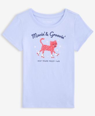 Toddler Girls' 12M-5T Short-Sleeve Groovin' Cat T-Shirt