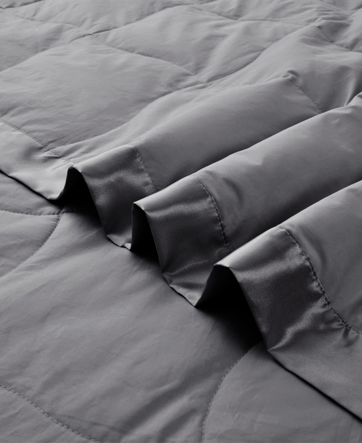 Unikome Oversized Lightweight Satin Trim Feather and Down Blanket