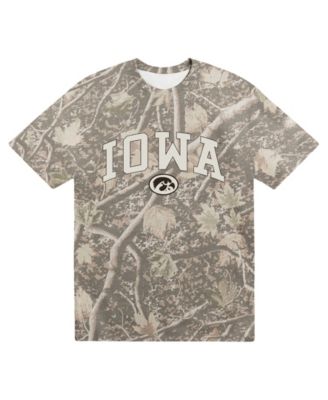 Men's Camo Iowa Hawkeyes Back Bay Heavyweight T-Shirt