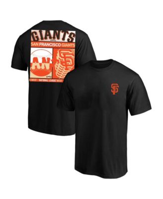 Men's Profile Black San Francisco Giants Big Tall Two-Sided Graphic T-Shirt